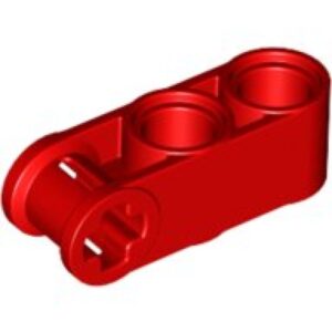 LEGO As en Dubbele Pin Connector 3L ROOD (100 stuks)