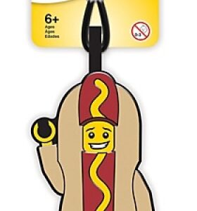 LEGO Bagagelabel Man in Hotdogpak