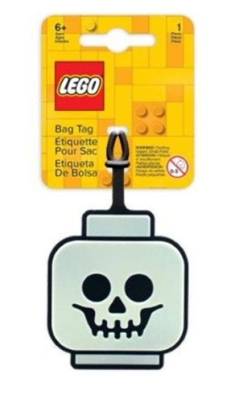 LEGO Bagagelabel Skelethoofd Glow-in-the-Dark