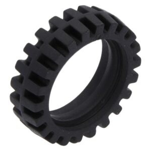 LEGO Band 43.2 x 14 Offset Tread ZWART (100 stuks)