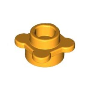 LEGO Bloem 1x1 met 4 Bladeren OKERGEEL (100 stuks)
