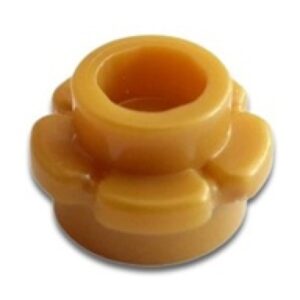 LEGO Bloem 1x1 met 5 Blaadjes GOUDKLEURIG (100 stuks)