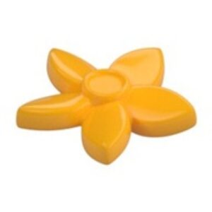 LEGO Bloem Haar Accessoire OKERGEEL (100 stuks)