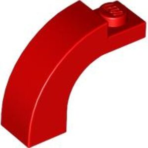LEGO Boog 1x3x2 ROOD (100 stuks)
