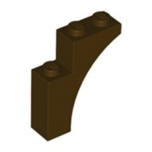 LEGO Boog 1x3x3 DONKERBRUIN (100 stuks)