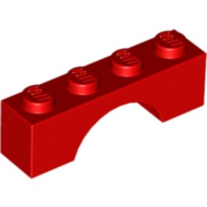 LEGO Boog 1x4 ROOD (100 stuks)