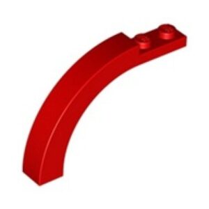 LEGO Boog 1x6x3 ROOD