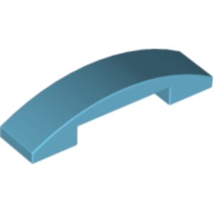 LEGO Boog 4x1 Dubbel AZUURBLAUW (100 stuks)