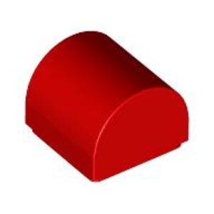 LEGO Boog 1x1 Dubbel ROOD (100 stuks)