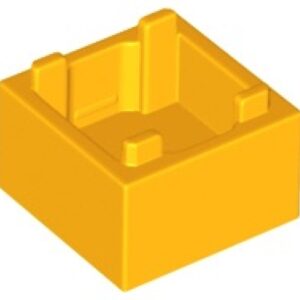 LEGO Box 2x2x1 OKERGEEL (10 stuks)