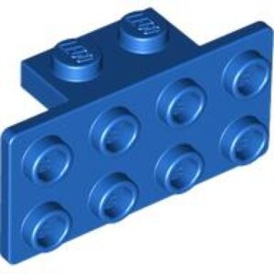 LEGO Bracket 1x2 - 2x4 BLAUW (100 stuks)