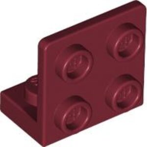 LEGO Bracket Inverted 1x2 - 2x2 DONKERROOD (100 stuks)