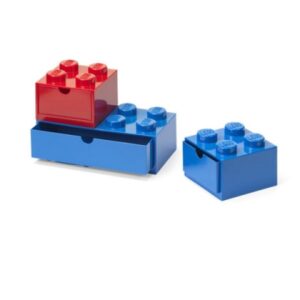 LEGO Bureaulade Set van 3 ROOD-BLAUW