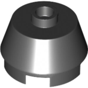 LEGO Cone 2x2 Afgeknot ZWART (100 stuks)