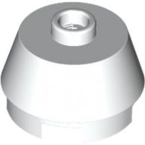 LEGO Cone 2x2 Afgeknot WIT (100 stuks)