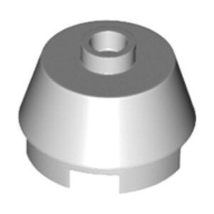 LEGO Cone 2x2 Afgeknot LICHTGRIJS 100 stuks)