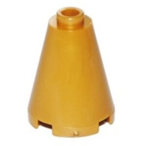 LEGO Cone 2x2x2 GOUDKLEURIG (100 stuks)