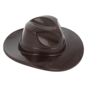 LEGO Cowboyhoed DONKERBRUIN (10 stuks)
