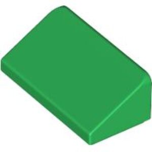LEGO Dakpan 30 1x2 GROEN (100 stuks)