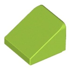 LEGO Dakpan 30 1x1 LIMEGROEN (100 stuks)