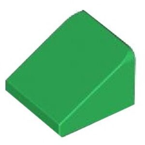 LEGO Dakpan 30 1x1 GROEN (100 stuks)