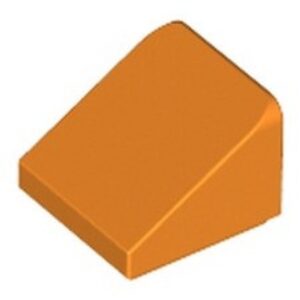 LEGO Dakpan 30 1x1 ORANJE (100 stuks)