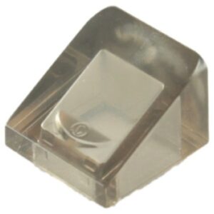 LEGO Dakpan 30 1x1 TRANSPARANT ZWART (100 stuks)