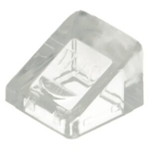 LEGO Dakpan 30 1x1 TRANSPARANT (100 stuks)