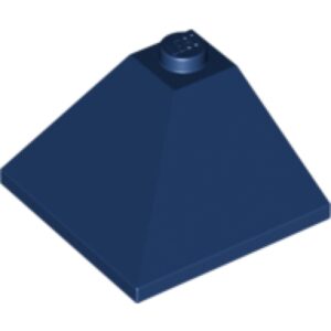 LEGO Dakpan 33 3x3 Hoek DONKERBLAUW (100 stuks)