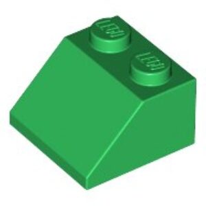 LEGO Dakpan 45 2x2 GROEN (100 stuks)