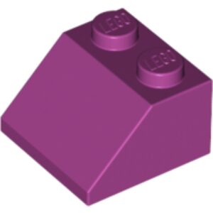 LEGO Dakpan 45 2x2 MAGENTA (100 stuks)