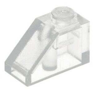 LEGO Dakpan 45 2x1 TRANSPARANT (100 stuks)