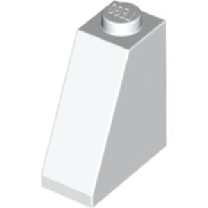 LEGO Dakpan 65 2x1x2 WIT (100 stuks)