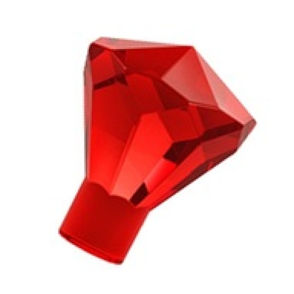 LEGO Diamant TRANSPARANT ROOD (10 stuks)