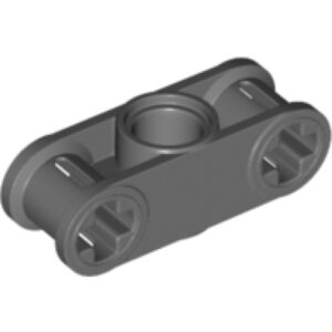 LEGO Double Cross Block DONKERGRIJS (100 stuks)