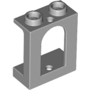 LEGO Venster 1x2x2 Kasteel LICHTGRIJS (100 stuks)