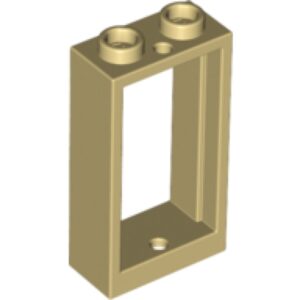 LEGO Venster 1x2x3 BEIGE (100 stuks)