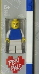 LEGO Gel Pen met Minifiguur BLAUW