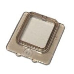 LEGO Glas voor Raam 1x2x2 TRANSPARANT-ZWART