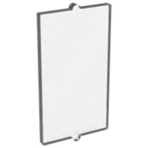 LEGO Glas voor Raam 1x2x3 TRANSPARANT (100 stuks)