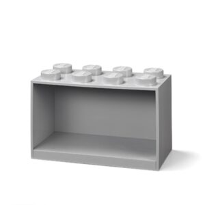 LEGO Iconic Wandschap Steen 8 LICHTGRIJS