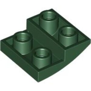 LEGO Boog 2x2 Gebogen Inverted DONKERGROEN (100 stuks)