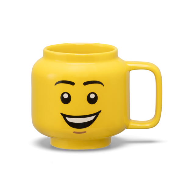 LEGO Keramische Mok Hoofd Happy Boy 530 ml