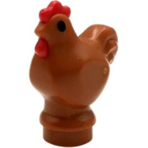 LEGO Kip DONKERORANJE