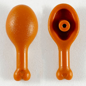 LEGO Kippenpootje DONKERORANJE (10 stuks)