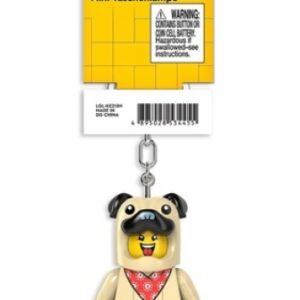 LEGO LED Sleutelhanger Man in Mopshondenpak