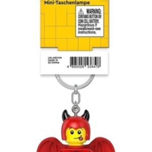 LEGO LED Sleutelhanger Jongen in Duivelpak