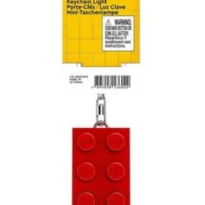 LEGO LED Sleutelhanger Steen 2x4 ROOD