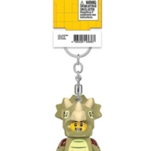 LEGO LED Sleutelhanger Man in Triceratops Kostuum