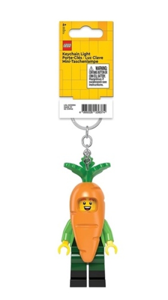 LEGO LED Sleutelhanger Wortelmascotte